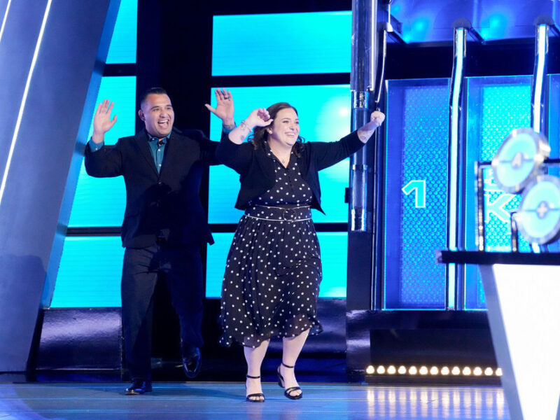 Vincent Alexander left and his wife, Katy, will compete on an NBC game show with a chance to win $12 million. - Greg Gayne:NBC