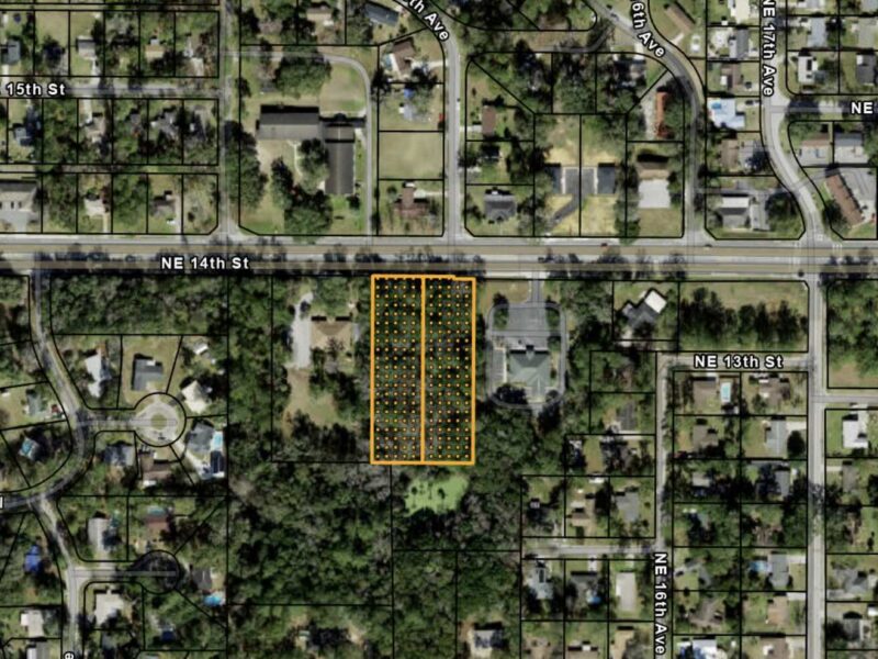 2.26 acre lot where the rezoning request is sought