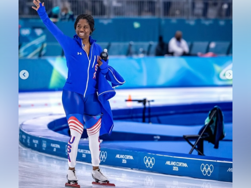 Ocala's Erin Jackson gave a resilient performance at the 2026 Winter Olympic Games in Milan, Italy.