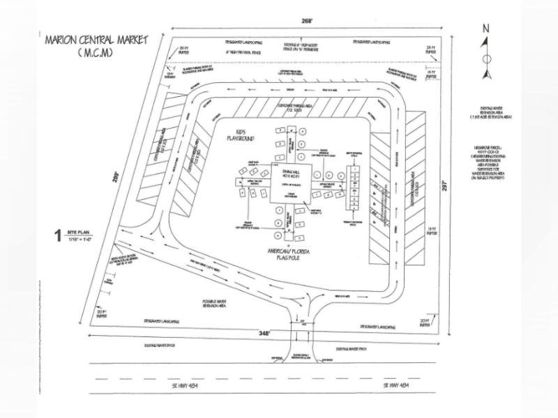 The proposed Marion Central Market in Belleview was denied by county officials.