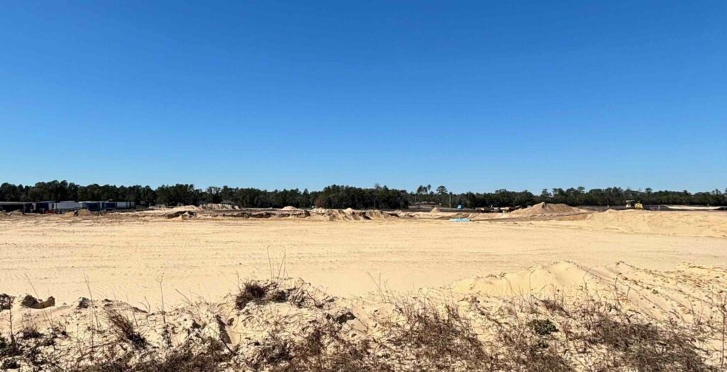 A lot being cleared for construction along County Road 484 in Ocala as seen on Monday, February 2, 2026.