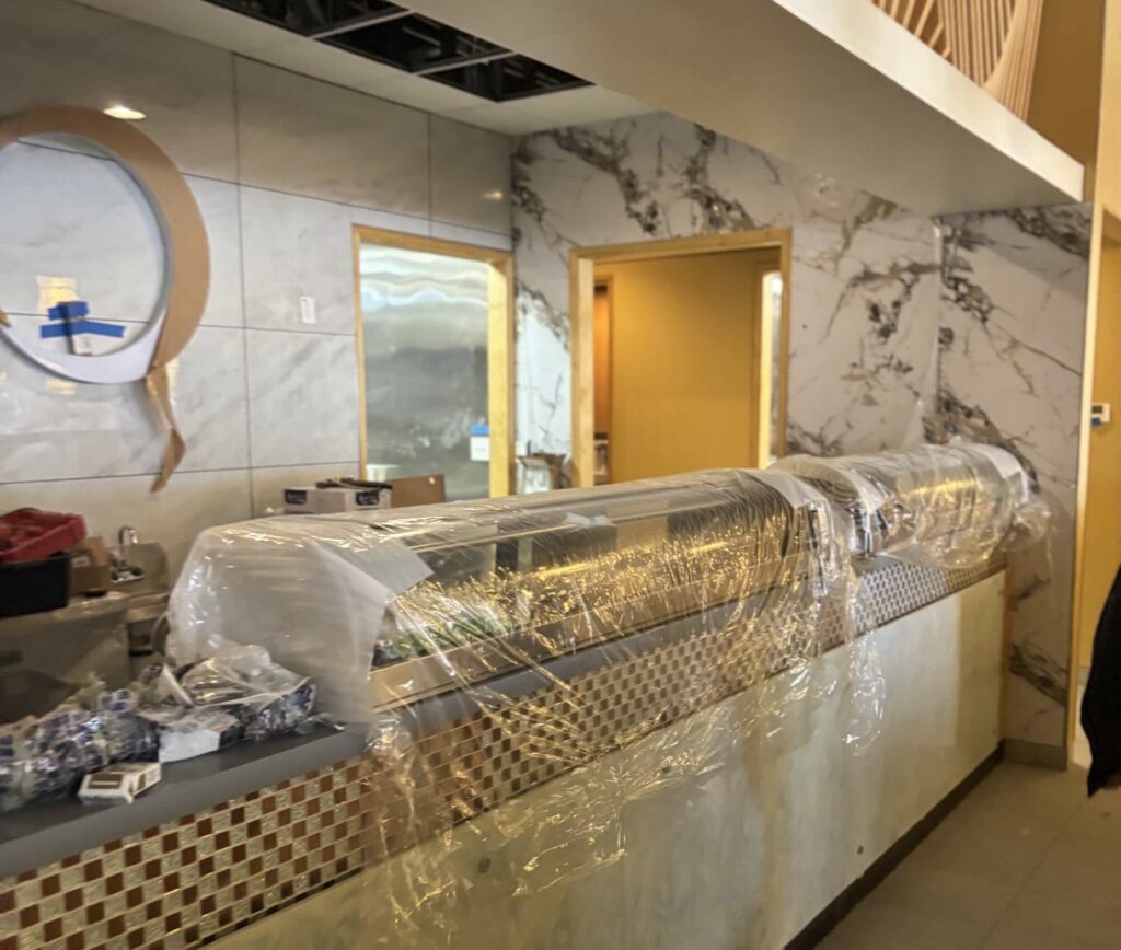 Another serving station at the new Sushi Feast in Ocala