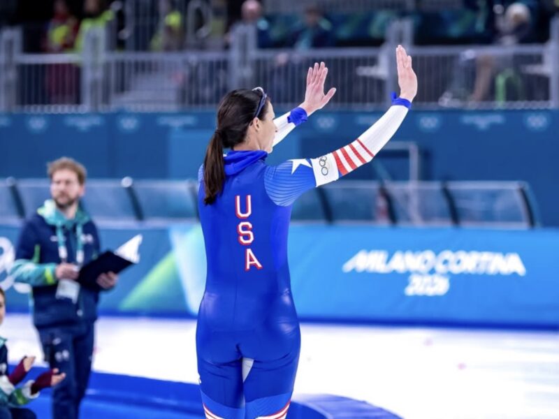 Brittany Bowe takes her final bow at the Olympics