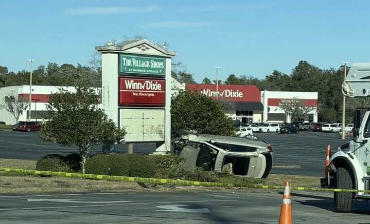 Cadillac SRX crashed by Joseph Henry Marone in Dunnellon on January 29