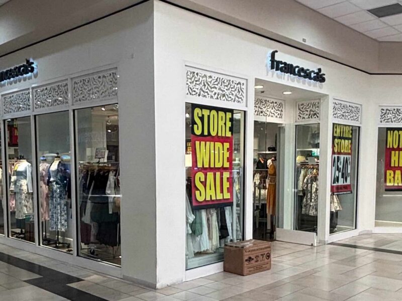 Francesca's is closing its Ocala location as part of its nationwide business closure.