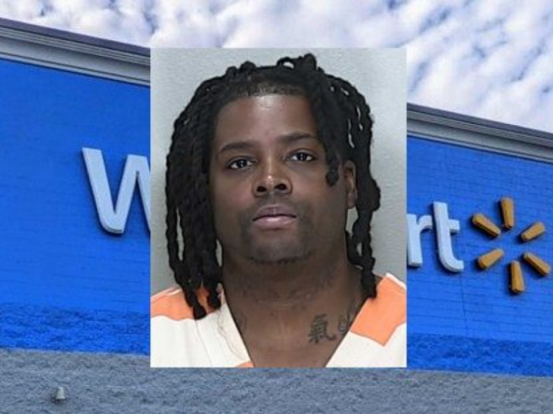 An Ocala Walmart employee, Aaron Charles Brown, was arrested for allegedly stealing a pair of Bose headphones.