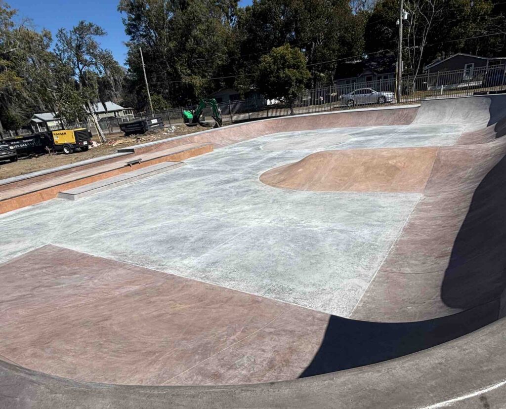 One of features at the Ocala Skate Park