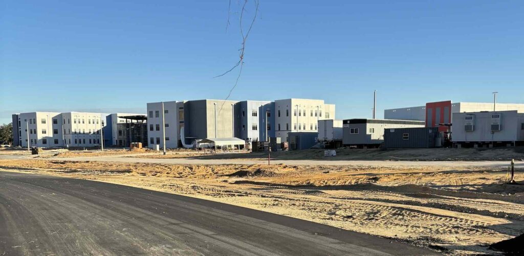 Construction of the new South Marion High School in Ocala has been progressing rapidly ahead of the facility's scheduled opening later this year.