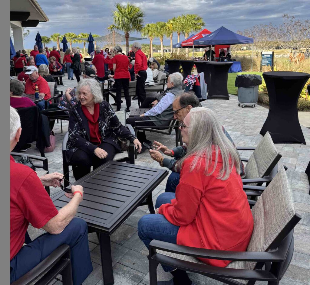 Stone Creek Republican group gathers to attend a showing of Melania
