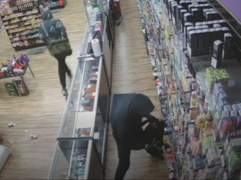 According to MCSO, three suspects broke into an Ocala smoke shop on February 9, 2026, and stole around $2,000 in merchandise. (Photo: Marion County Sheriff's Office)