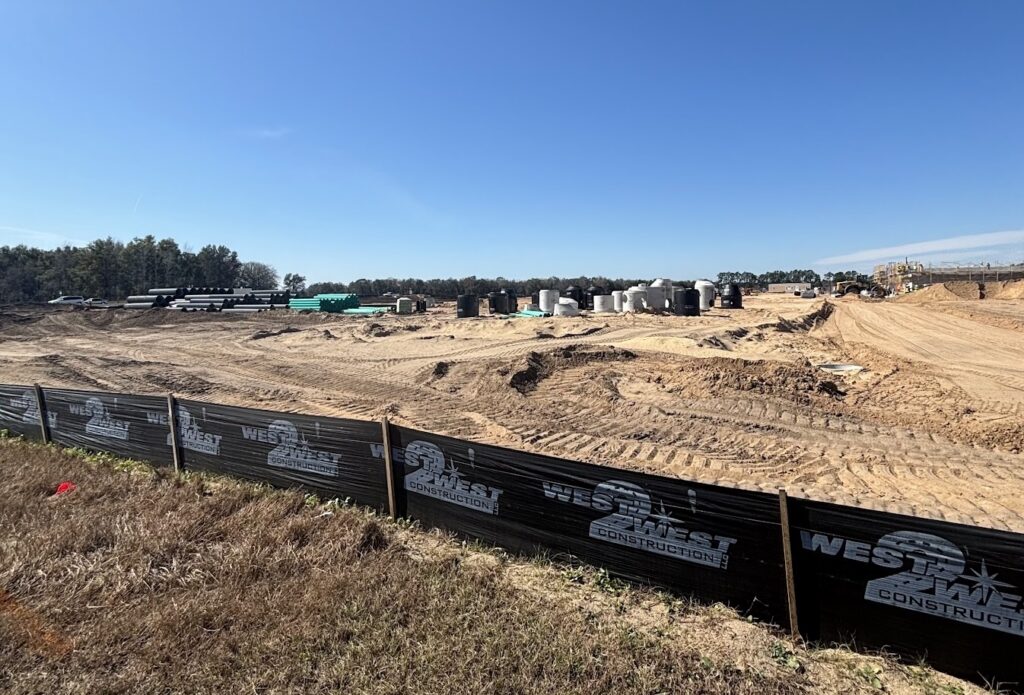 The site of the new Publix under construction in Ocala