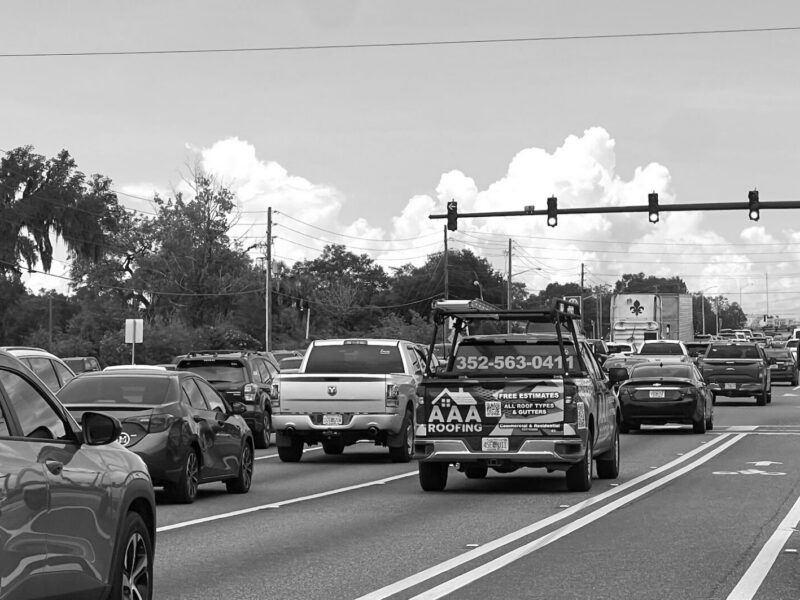 Traffic on State Road 200 in Ocala, Florida