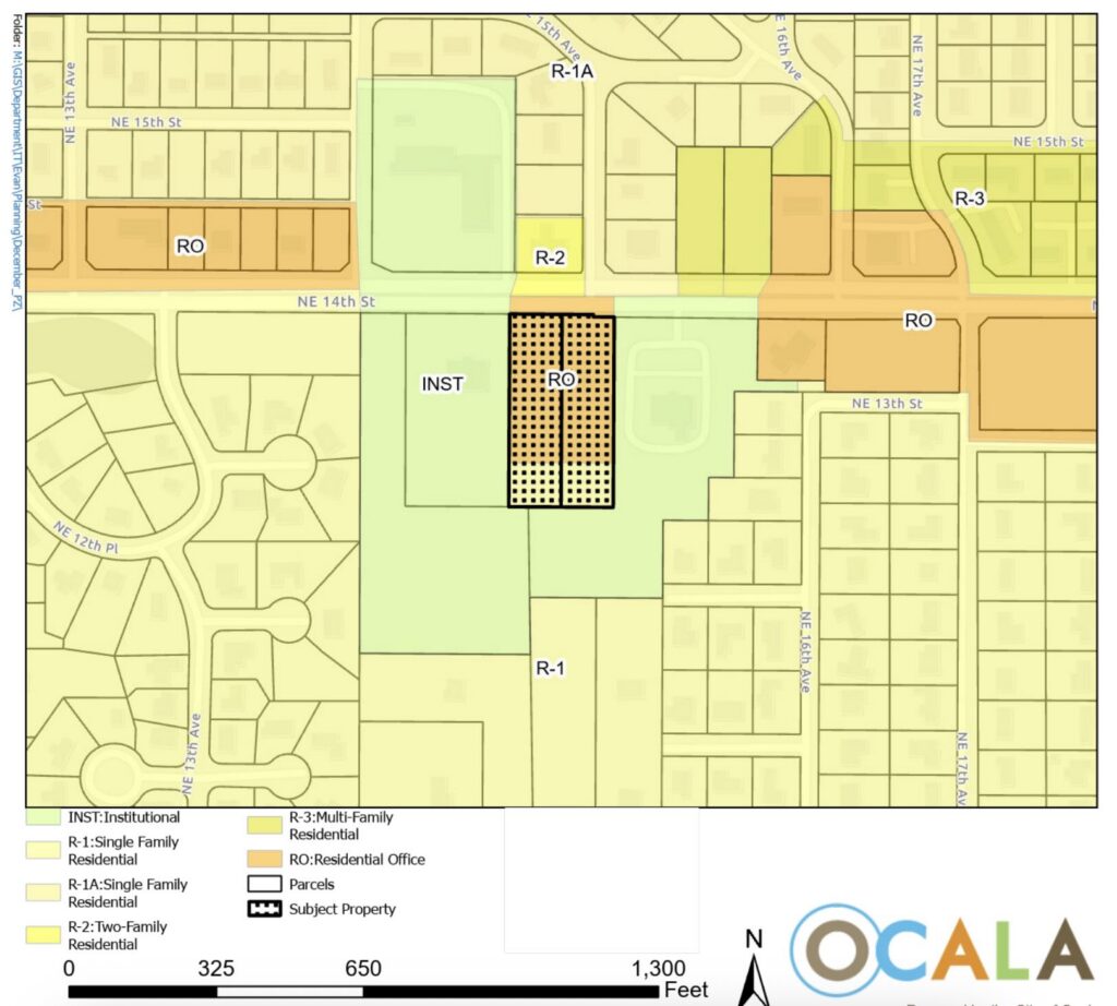 Zoning for property in Ocala