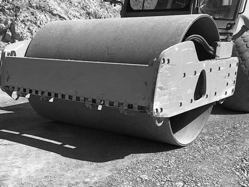 A steamroller