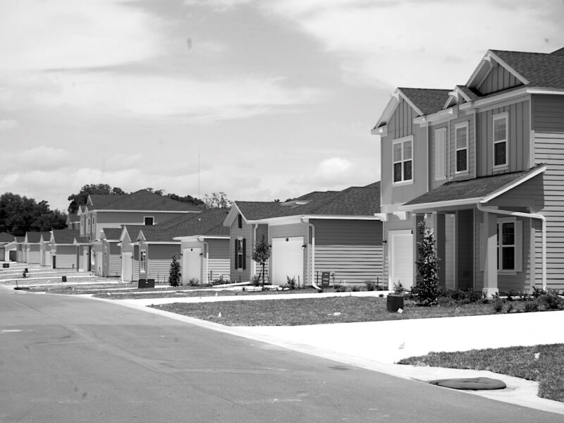 Homes under construction in Ocala