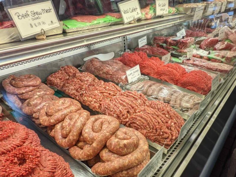 Meats at Cossetta in St. Paul, Minnesota in October 2021