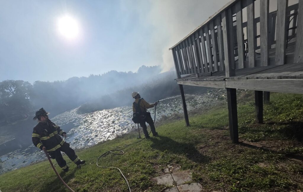 Mill Dam 2 fire