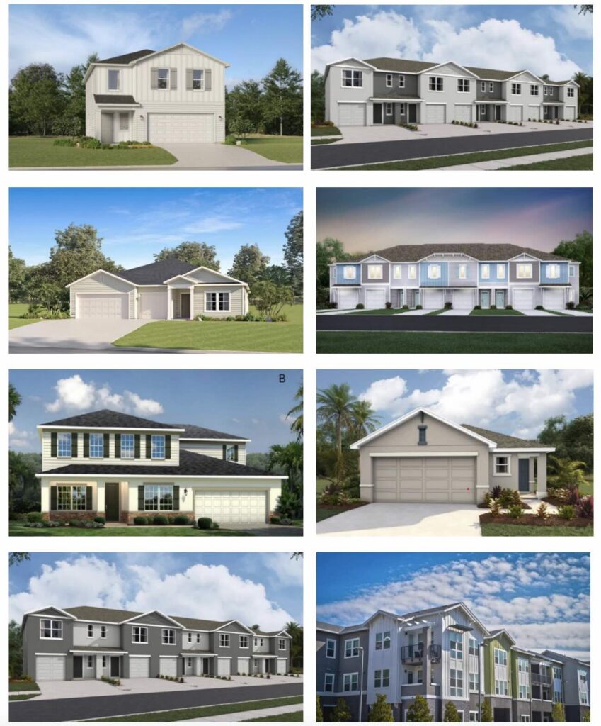 Multi-family housing at planned development