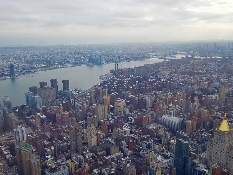 The view of New York City from the Empire State Building in November 2017 (Jeremiah Delgado)