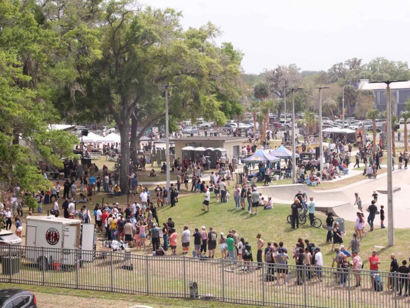 Thousands were in attendance for the opening of the Ocala Skate Park expansion