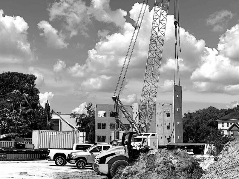 A Central Florida construction site in 2022