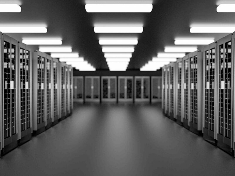 A datacenter with servers