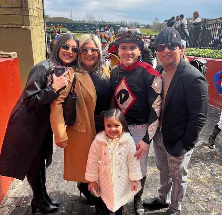 Cristian Torres and his family