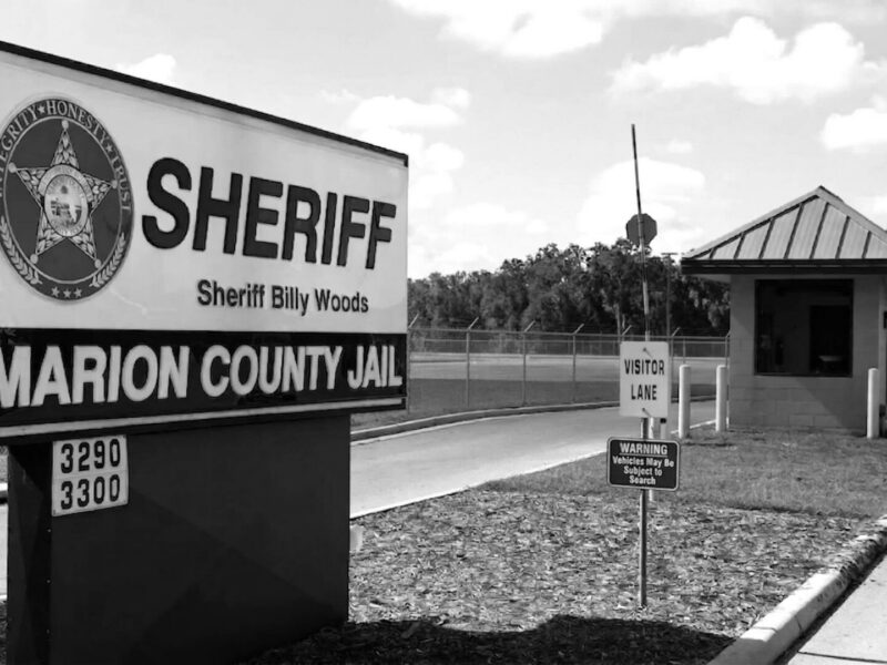 Marion County Jail black and white