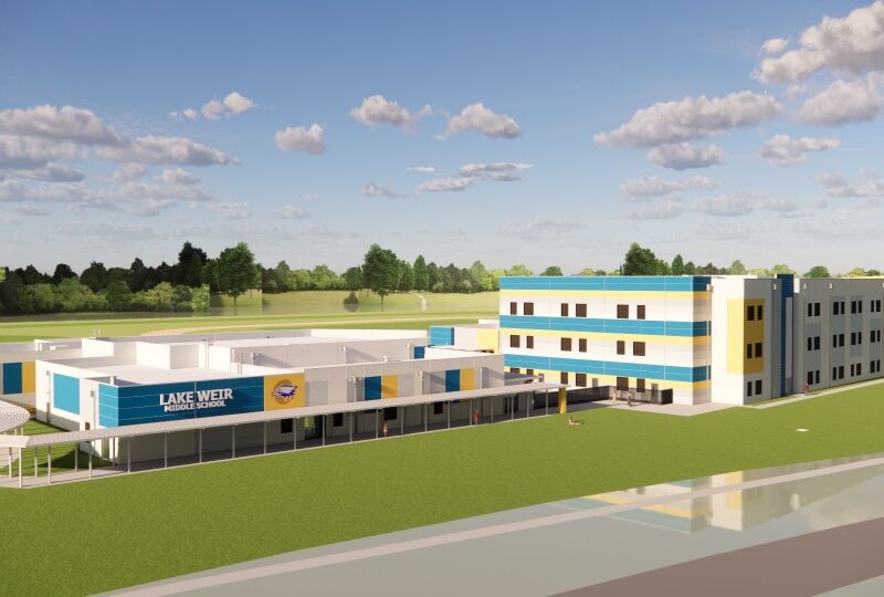 Replacement Lake Weir Middle School Rendering