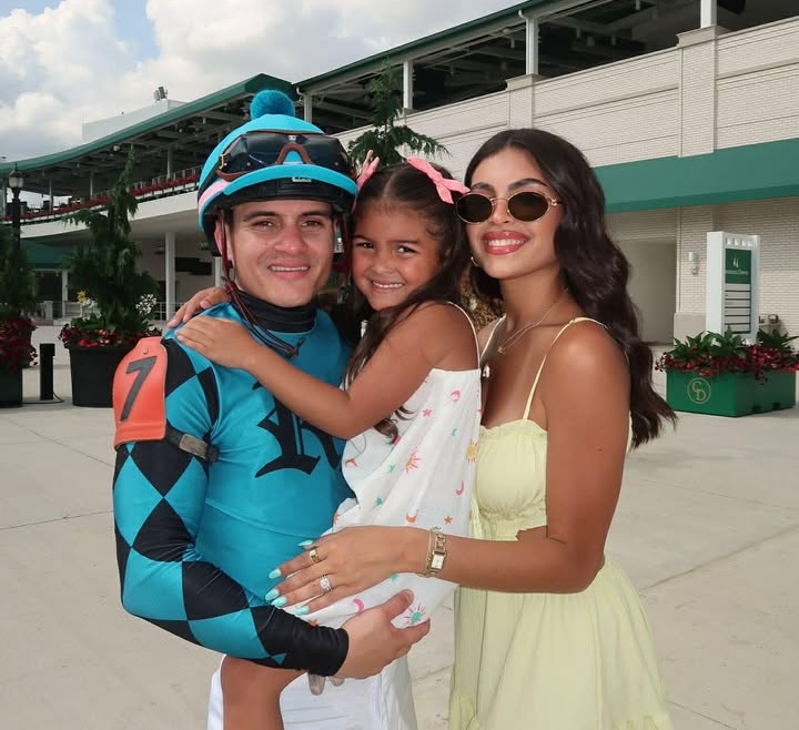 Torres and his wife, Valerie, and daughter, Ainoah.