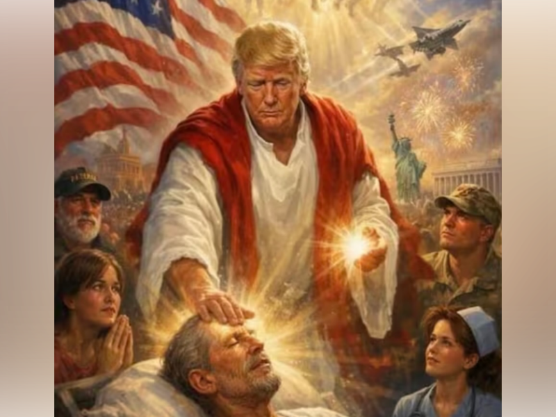 President Donald J. Trump shared this image on Truth Social.