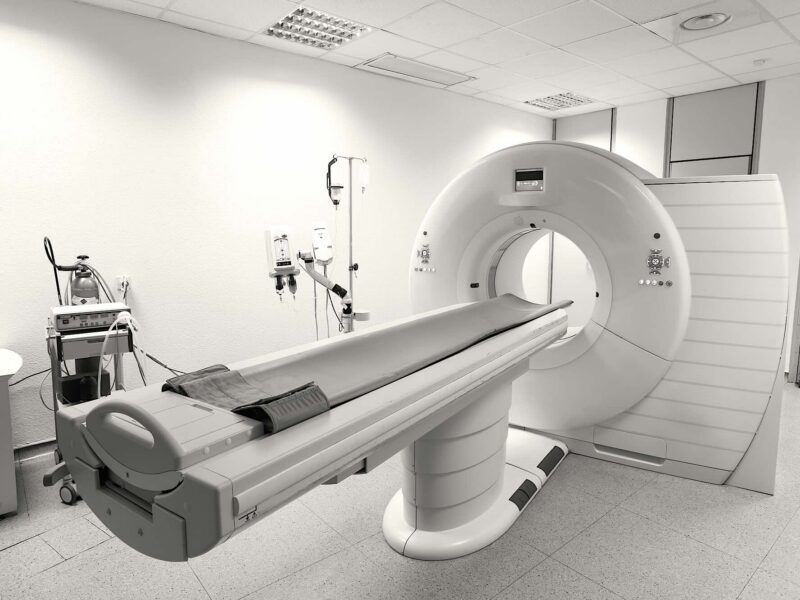 A CT Scanner at a hospital