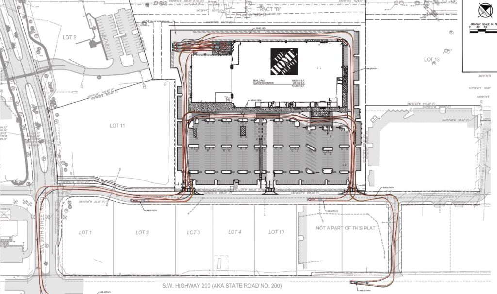 A plan for The Home Depot planned for Ocala