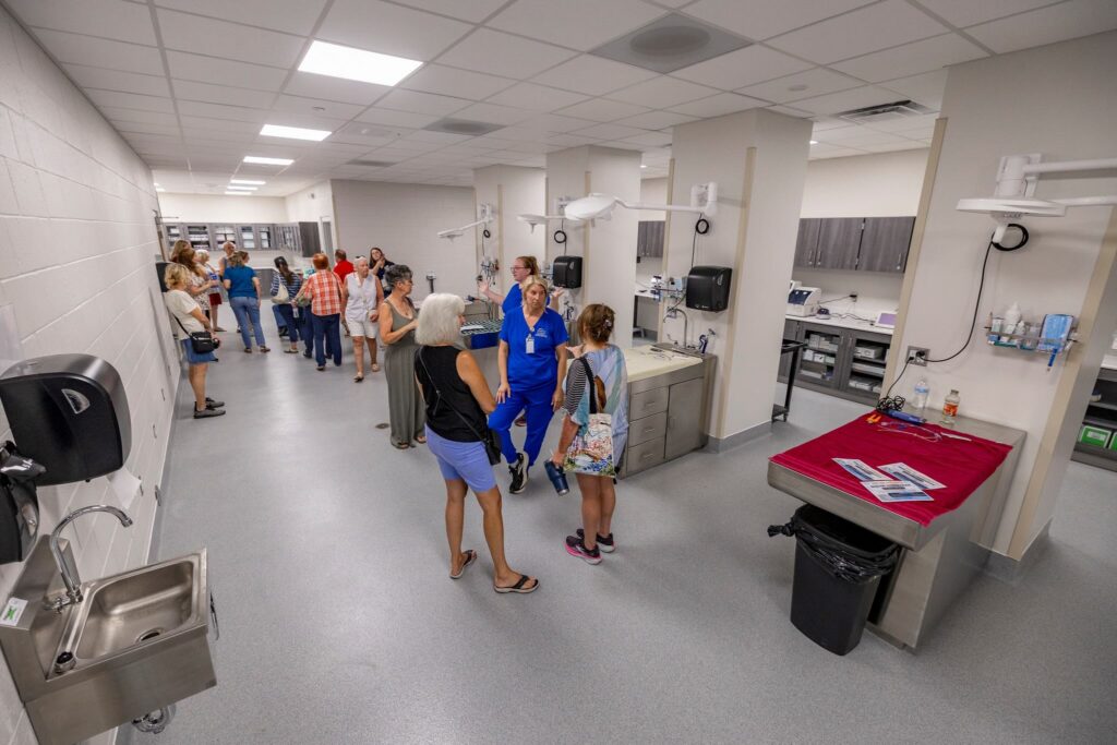 Another room at the Kennels at the new Marion County Animal Services center
