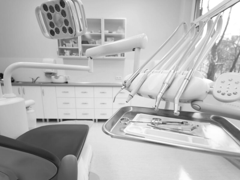 Dental office chair and tools