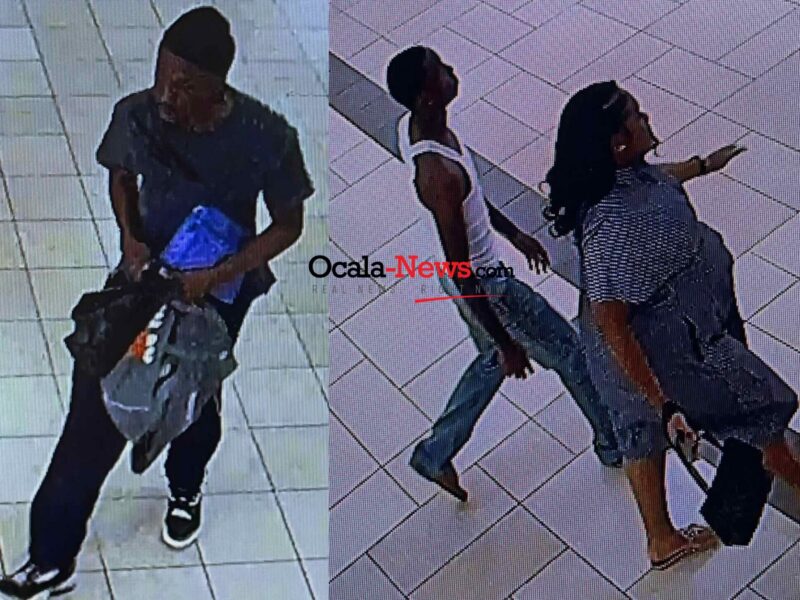Individuals wanted for questioning in connection with shooting at Paddock Mall in Ocala on Sunday, May 10.