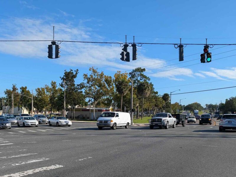 Intersection of E Silver Springs Boulevard and NE 25th Avenue in Ocala October 2025