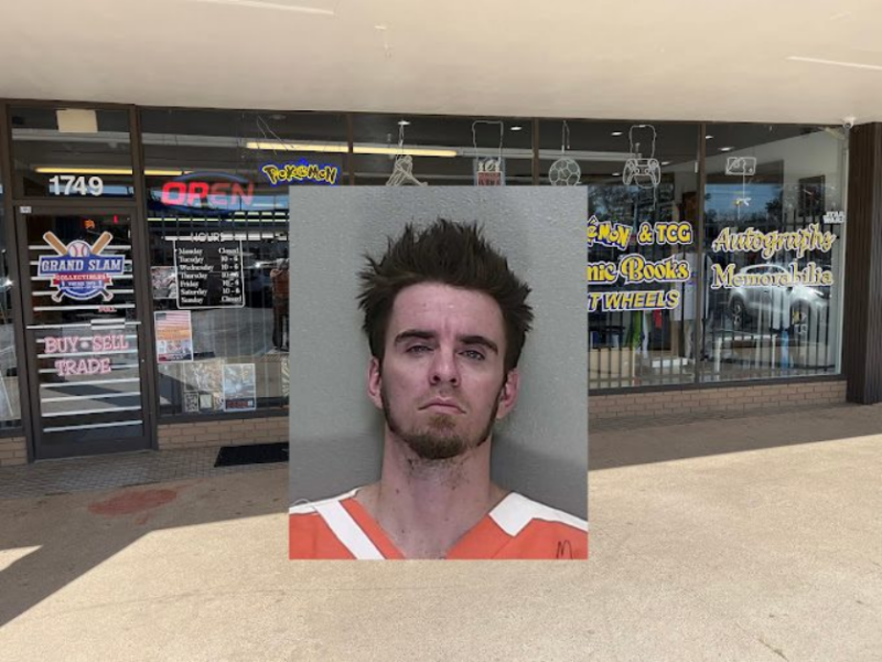 Man accused of stealing over 2000 in sports cards from Ocala shop