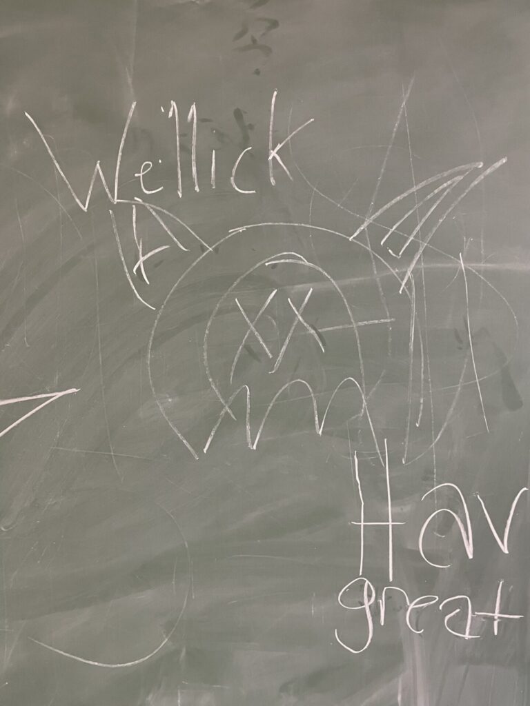 One of the drawings left at the church 2