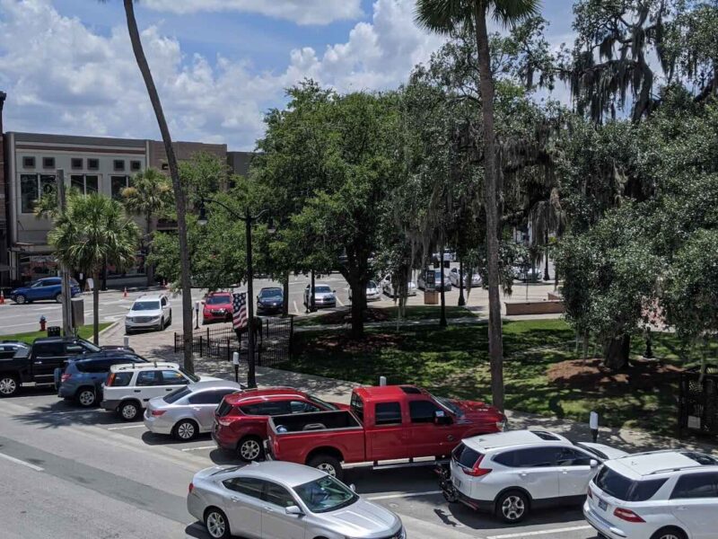Parking around the Historic Downtown Square in Ocala