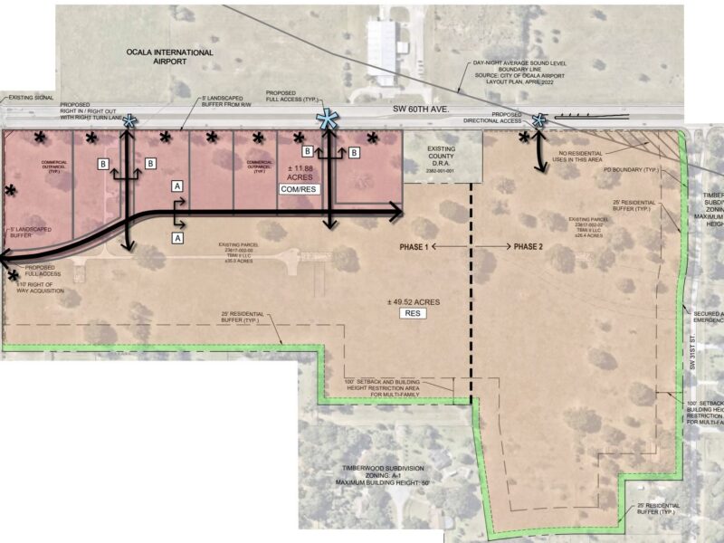 Plans for new development coming across from Ocala International Airport