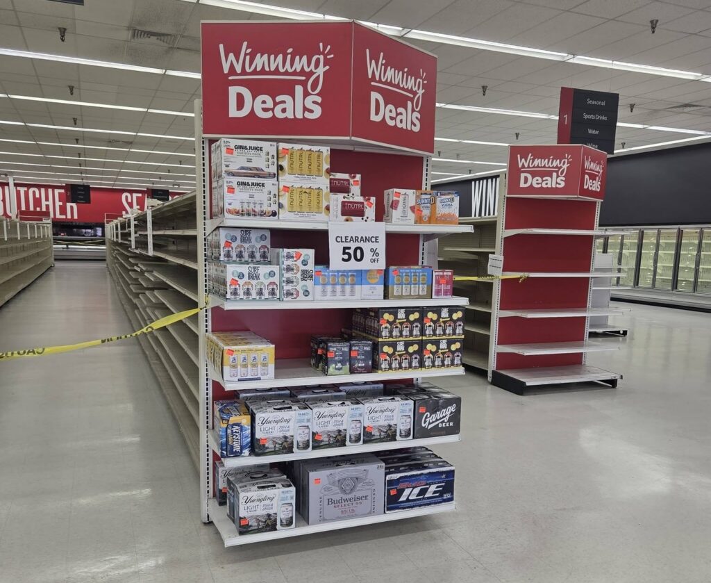 Some of the merchandise at the Winn Dixie in Belleview is heavily discounted 2