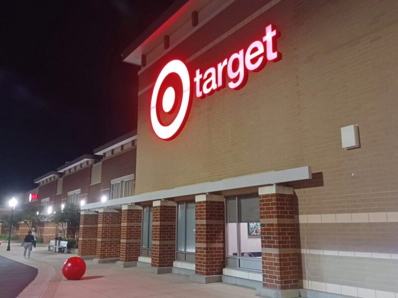 Target at night