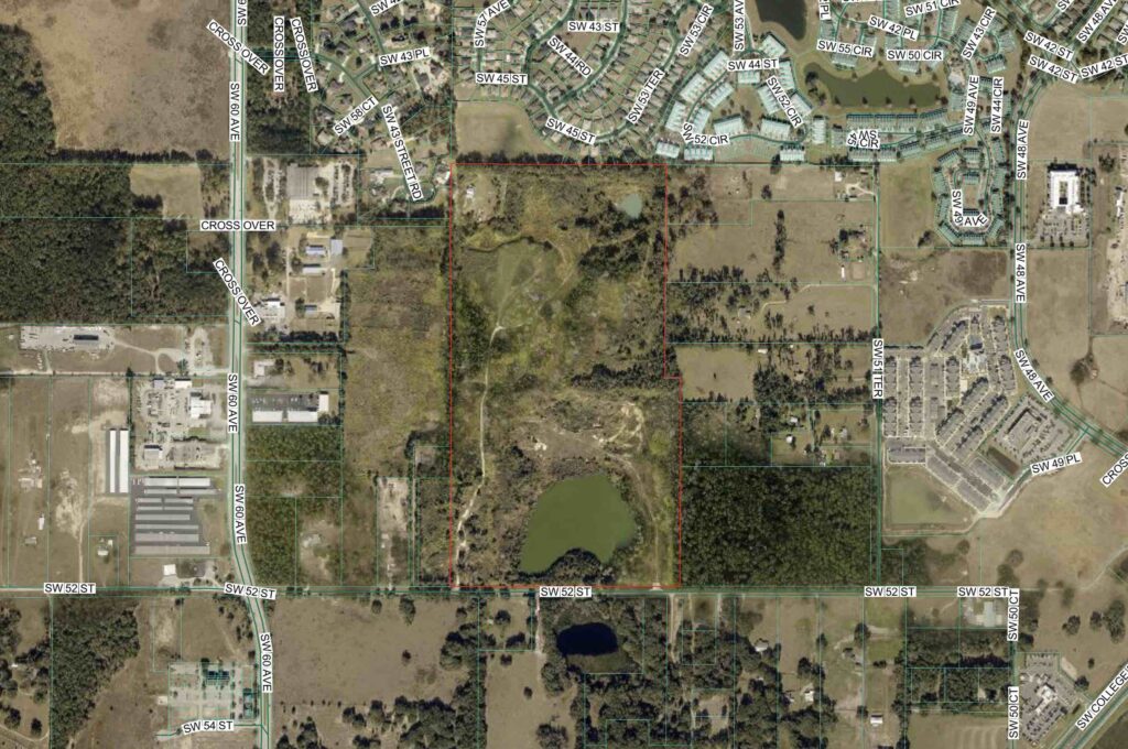 The 82.40 acre parcel at 5575 SW 52nd Street in Ocala