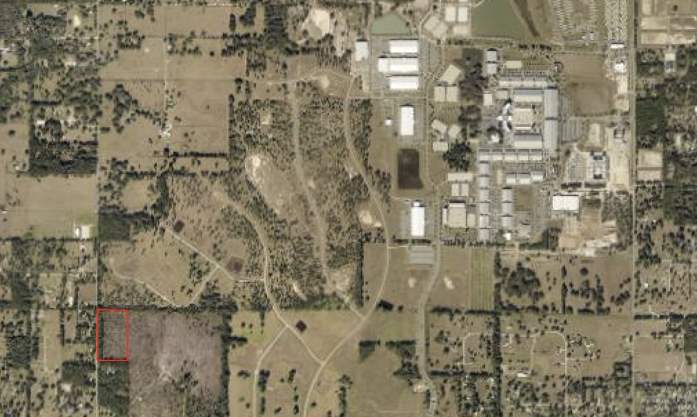 The parcel is located just a mile southwest of the World Equestrian Center