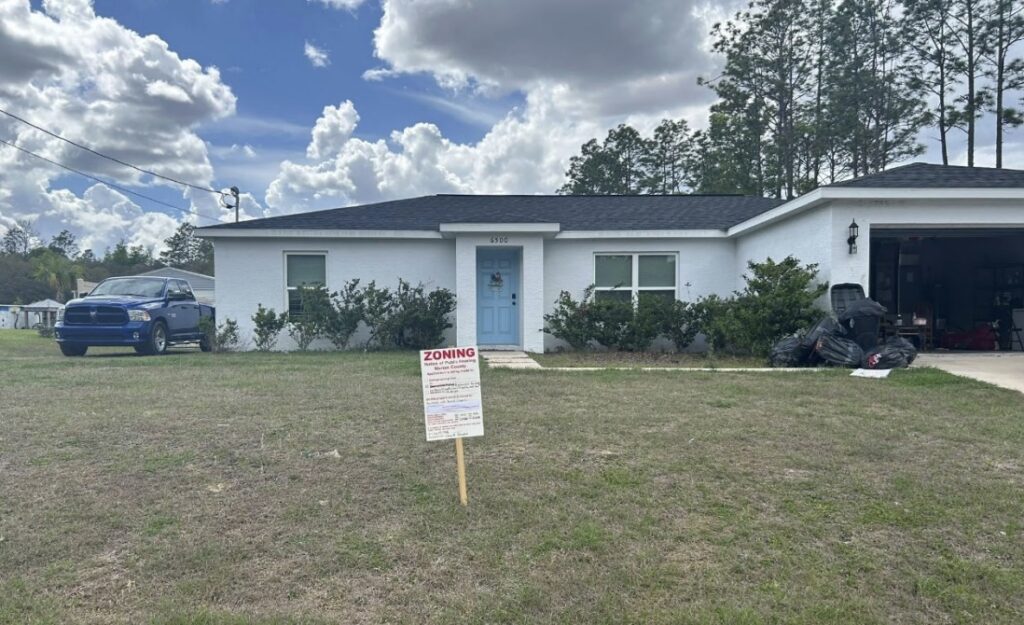 The property in Dunnellon