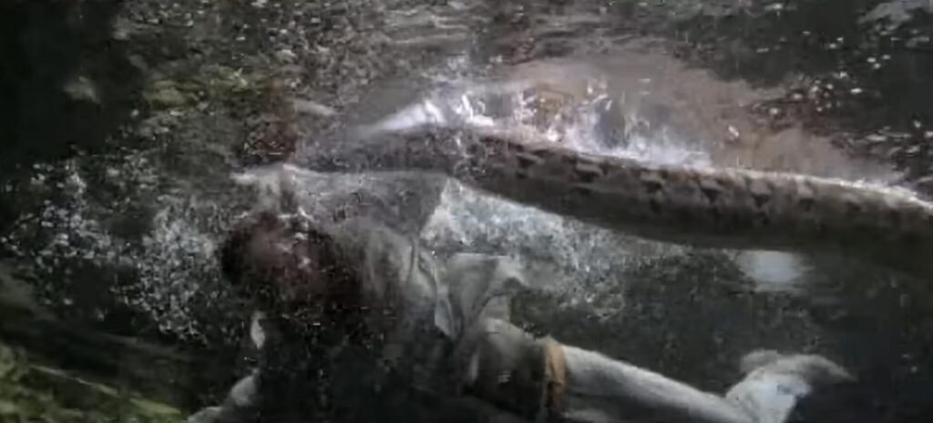 The snake scene in Moonraker