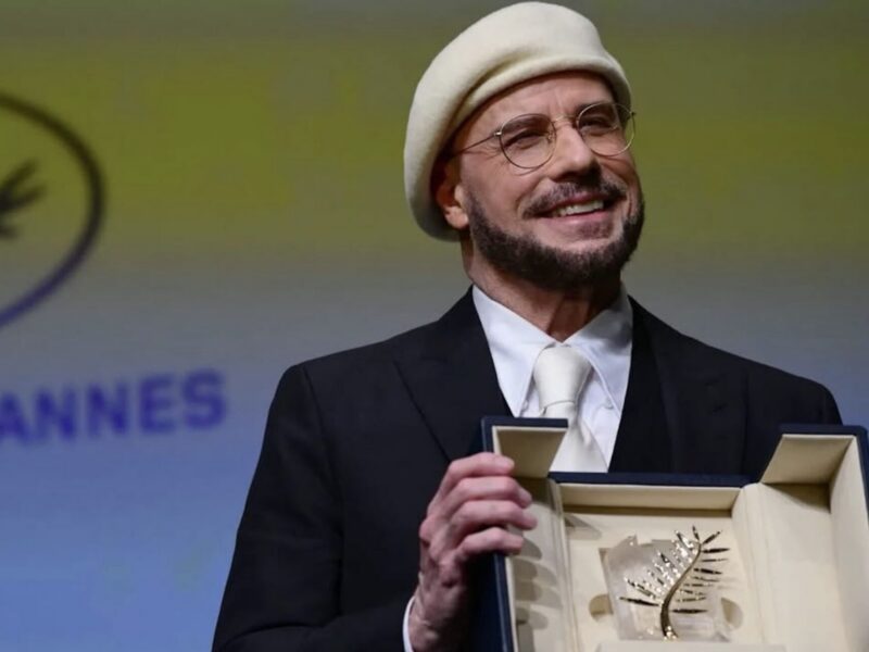Travolta was presented with a lifetime achievement award for his contributions to film over the decades