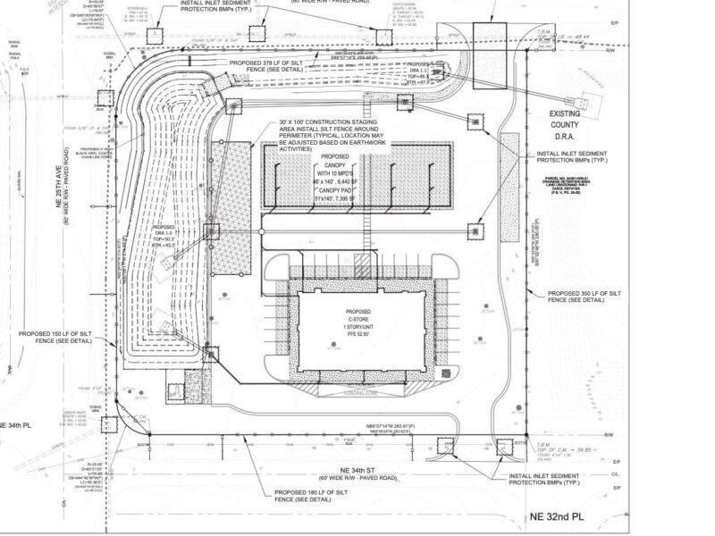 Plans show that the new Sunstop is planned for the intersection of NE 25th Avenue and NE 35th Street.
