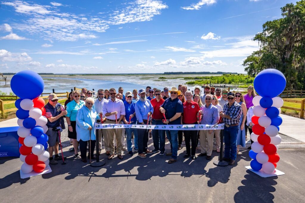 Ribbon cut on Heagy Burry Park boat ramp after renovations